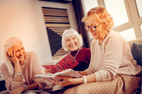 A fun senior living box. Great for the senior in your life who lives at a senior living center. Crafts and puzzles and other items then to 
