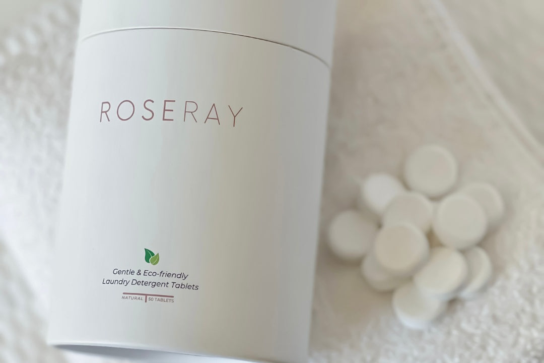 ROSERAY Sustainable & Natural Laundry Detergent Tablets