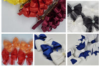 Simply. Classy. Adorable. The list goes on and on. All hair bows are all these things and more! Great accessories for every look.