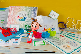 JuniorChefBox Monthly Kids Cooking Kit W/Video Tutorials - Free Shipping