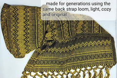Hand made Mexican rebozo scarf