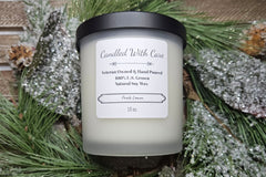 Fresh Lemon is exactly how it sounds. Beautiful aromas of freshly squeezed lemon juice. Perfect for freshening up your room.