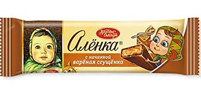 Image of Alenka Milk Chocolate by Krasniy Oktyabr (RUSSIA)