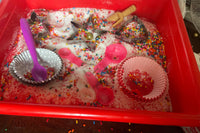 Rainbow Kids Sensory Bins