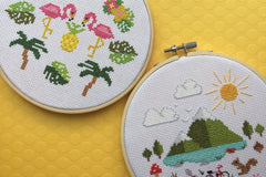 Rag Tag Box Cross Stitch