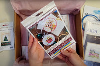Wizardi Cross Stitch Supplies Subscription Box for DIY, Needlework and Craft Fans - Starter Pack
