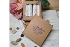 Subscription box includes a carefully curated set of either holiday or seasonal themed lip balms     