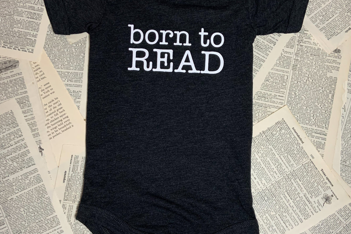 Image of Bookakery Baby - Born to Read Onesie