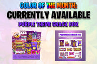 Purple Snack Box - Purple Snacks - Purple Theme Gift Purple Gift Idea - American Snackbox - Color Party Purple Party from SentWithCareUSA