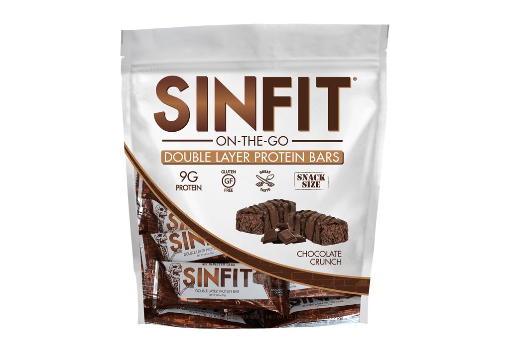 Image of Chocolate Crunch Protein Bars in a Bag by Sinister Labs (15 Bars)
