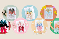 Hair Bow Clip Set Subscription (Set of 3 Bows Per Month)