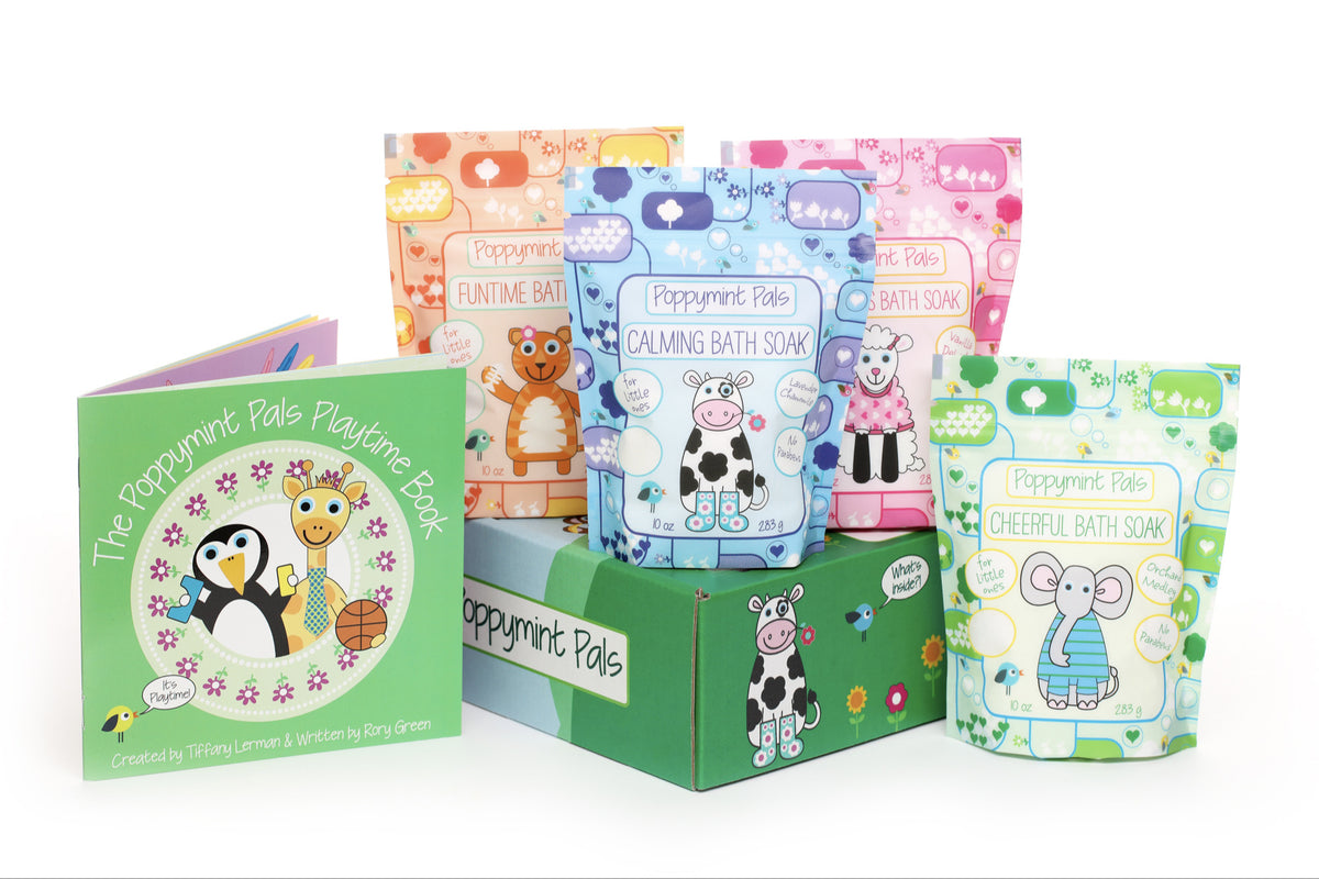 Poppymint Pals Bath Soaks for toddlers