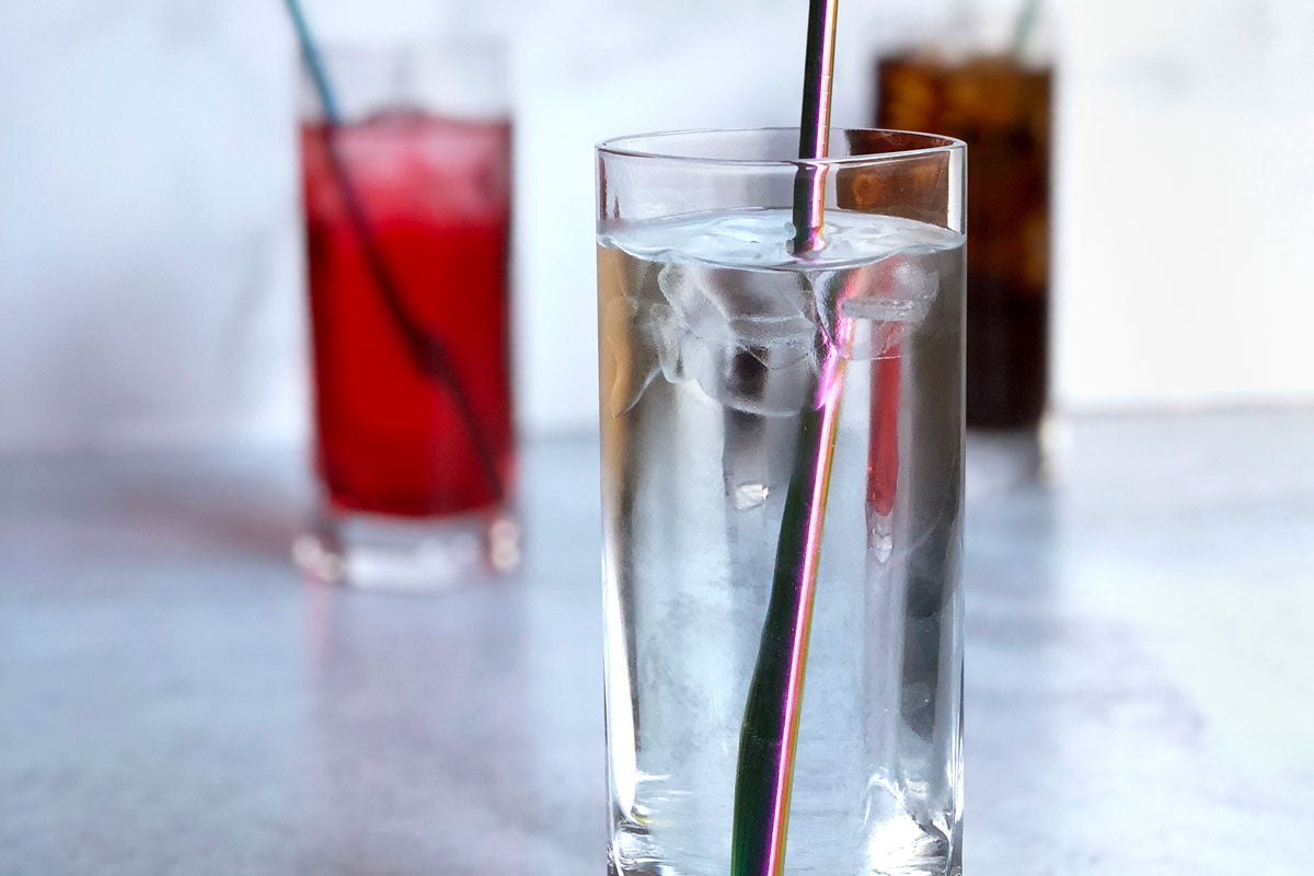 Image of Rainbow Stainless Steel Straw