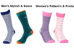 Sock Panda - Two Pairs Socks Per Month (Hers and His Mixed Subscription) - Great for Couples