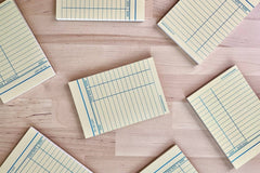 Receive four to six hand selected variety of stationary, pens, washi tape, post-its, and even journals.