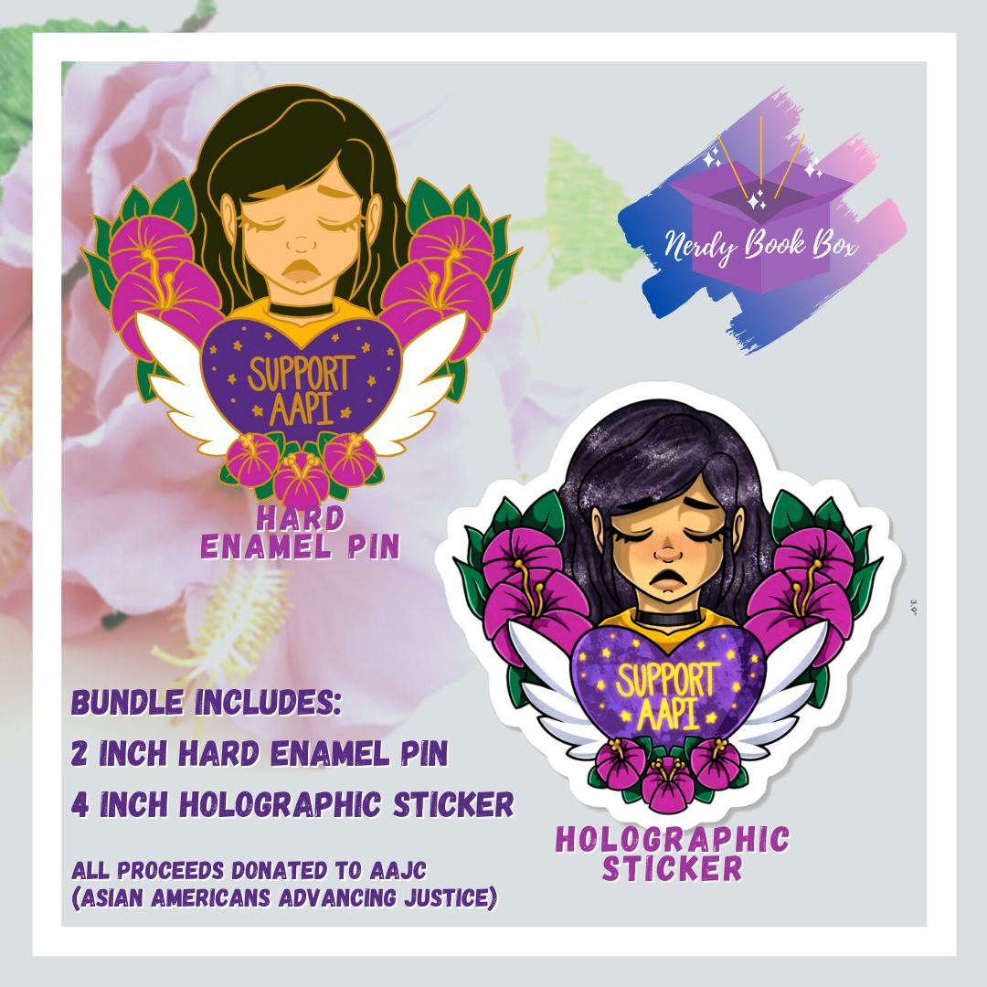 Support AAPI Enamel Pin + Sticker Set - Cratejoy