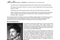 Arts in Letters loves finding letters between unexpected people, such as Ezra Pound and T E Lawrence, aka Lawrence of Arabia, what a combo!
