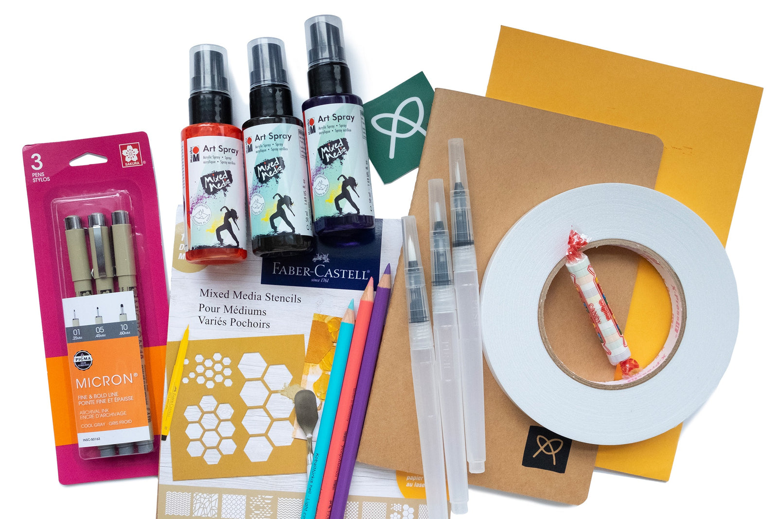 A quarterly subscription box to help you document, discover, and develop your art journaling practice.