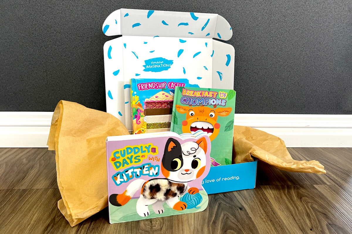 Little Hippo Books Sensory and Baby Book Boxes - inspire a lifelong love of reading with a monthly subscription box.