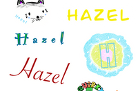 Pic shows stickers as personalized for a Quirky Pickle Sticker Pals subscriber. Members often receive fun packs with their name on items!