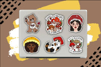 Vinyl Sticker Club - 4 to 6 High Quality Stickers with Unique Art - New Theme Each Month