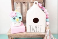 Marshmallow Mug Hat Tiered Tray Decor Box