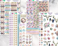 Monthly Functional Planner Sticker Subscription Box for Planners - Calendars, Happy Planner, Bullet Journal, Leafy Treetops, Pocket, A5, EC, TN, Hobonichi Weeks