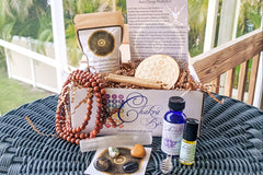 Chakra Box Subscription, Earth Star Chakra Box, Aromatherapy, Crystals, Tea, Vegan, Organic, Jewelry, Incense