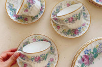 Vintage Teacup Club Duo - Teacup and Saucer