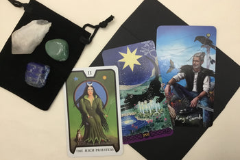 Tarot and Crystal Combo: Random Draw of 3 cards and 3 crystals (1st week)