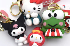 Who doesn't love a character keyring? Items from many genres and countries. Cute to keep and cute to give away.