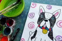 I drew this doggie and you can too. The lesson are sooo easy to follow. Get your box and learn to draw.