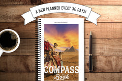 Compass Club | Monthly Motivation System with Planner & Mini-Course