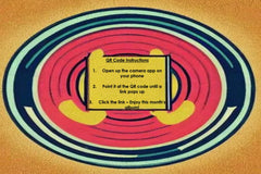 QR Code instructions: 1) Open the camera app on your phone; 2) Point at QR code until link pops up; 3) Click the link and enjoy the album!