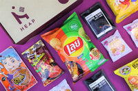 Curated Thai snack box includes a variety of local Thai snacks with free shipping from Thailand. Perfect gift with authentic asian taste
