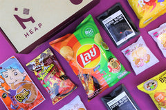Curated Thai snack box includes a variety of local Thai snacks with free shipping from Thailand. Perfect gift with authentic asian taste