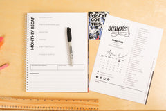 Monthly Sketchpad with Daily Drawing Prompts - Now Shipping April