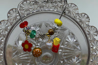 Luna Reimagined Exclusive:  European (Pandora) style bracelet entitled "Fast Food".  Fits up to a 7" wrist.