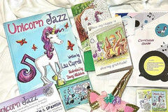 Unicorn Lovers Book Set by Unicorn Jazz, With Unicorn Playtime Puppets, Coloring pages, Unicorn Headband, Curriculum and More!