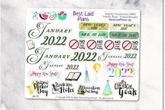 Best Laid Plans Functional Planner Sticker Kit for Hobonichi Weeks Planners - gift.