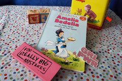 A Book & A Goodie September 2020 (Story Books Age Group) - Included the monthly book as well as a jumbo eraser and stickers.
