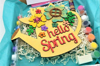 DIY Crafter Kit includes all supplies to create happy and cheerful home decor. This is the Spring DIY Kit.