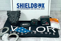 ShieldBox Subscription Box for Police Officers - Monthly duty gear and tactical equipment for law enforcement professionals. 