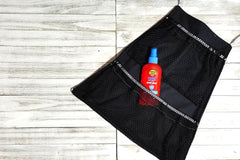 Another popular project, this car organizer was designed for use on the back of bucket seats. The pre-cut kit included cotton canvas.
