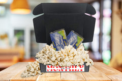 You will receive 2 microwave popcorn with popcorn bags for you to enjoy your movie. Take them both for yourself or care to share. 