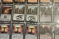 Past Starter Boxes have contained artist-signed single cards from a wide variety of Magic: the Gathering artists.
