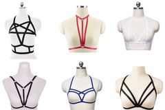 PLATINUM PLAN-6 MIXED HARNESS AND CAGE BRAS