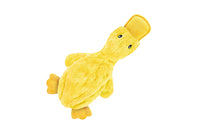 Best Pet Supplies Crinkle Dog Toy for Small, Medium, and Large Breeds, Cute No Stuffing Duck with Soft Squeaker, Fun for Puppies