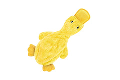 Best Pet Supplies Crinkle Dog Toy for Small, Medium, and Large Breeds, Cute No Stuffing Duck with Soft Squeaker, Fun for Puppies