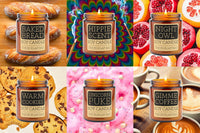Unicorn Puke smells like cotton candy. Gimme Coffee smells like espresso with a tad bit of sugar and cream.